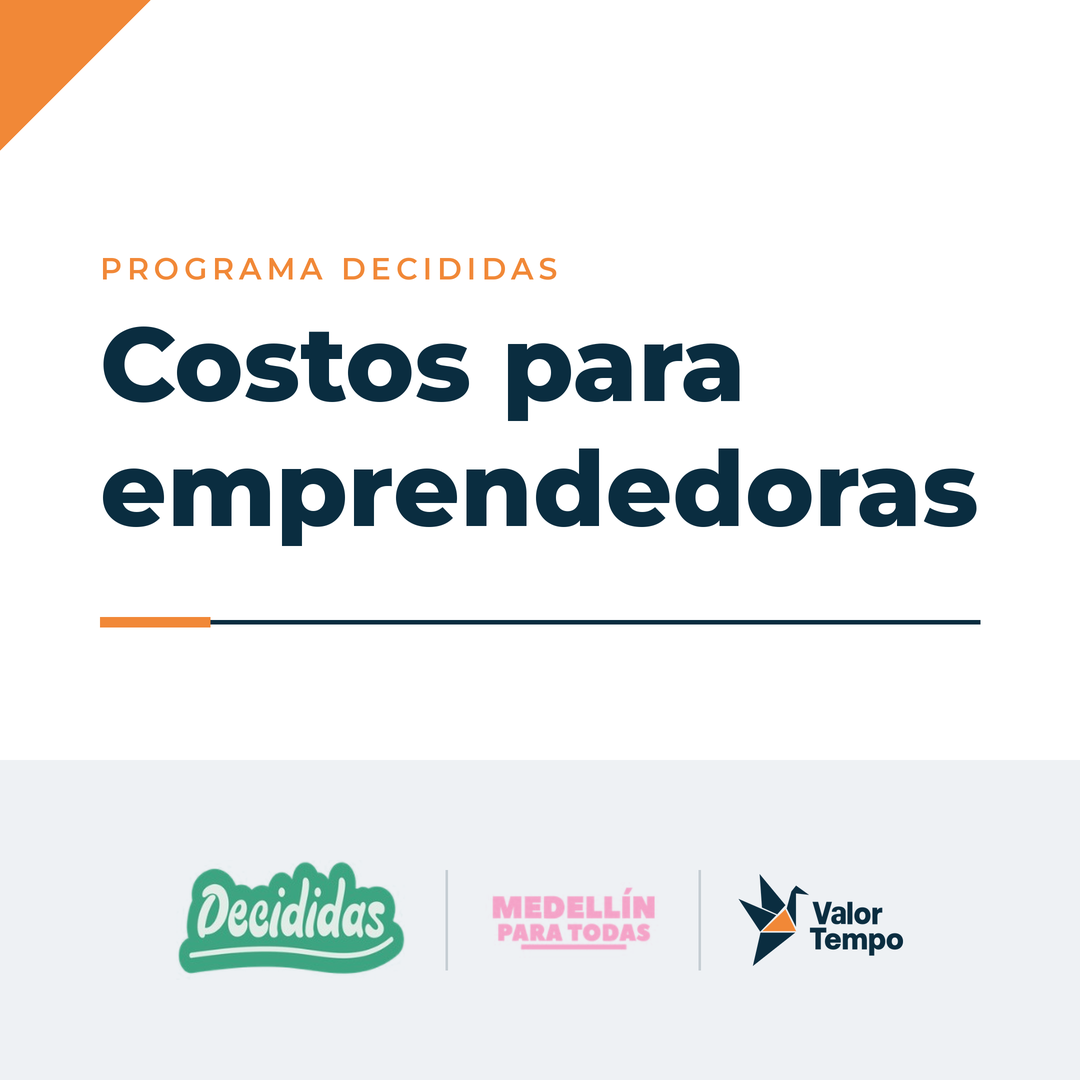 Course Image Taller: Costos para emprendedoras - Decididas